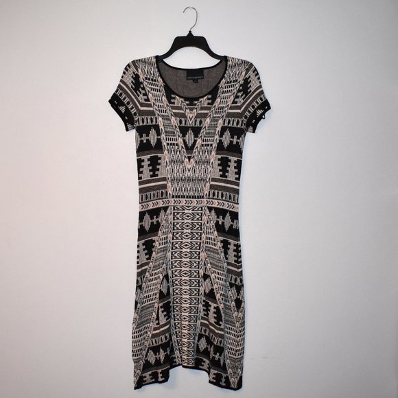 **Cynthia Rowley Tribal Print Knit Dress - Picture 1 of 5